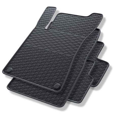 Tapis de sol en caoutchouc adapté pour Mercedes-Benz Classe A W177 (2018-....) - tapis de voiture - noir