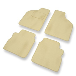 Tapis de Sol Velours adapté pour Alfa Romeo 33 II Liftback, Sportwagon (1990-1995) - Premium tapis de voiture - beige