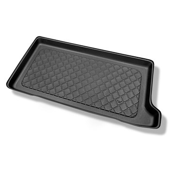 Tapis de coffre adapté pour Fiat 500 Hayon (09.2007-....) - bac de coffre - protection de coffre voiture - non pour Fiat 500e