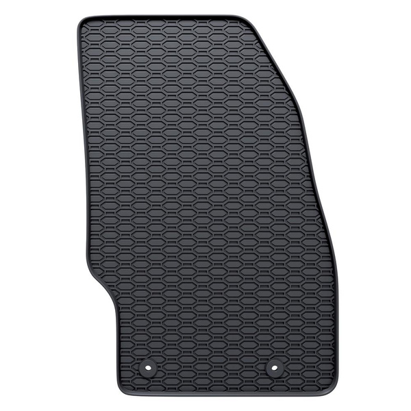Tapis de sol en caoutchouc adapté pour Opel Corsa E Hayon, Van (2014-2019) - tapis de voiture - noir - 4 pcs.