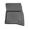 Tapis de sol en TPE adapté pour Land Rover Defender 90 (L663) SUV (01.2020-....) - tapis de voiture - noir