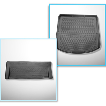 Kit tapis de coffre et tapis de voiture TPE pour: Volkswagen Touran I 1T Monospa