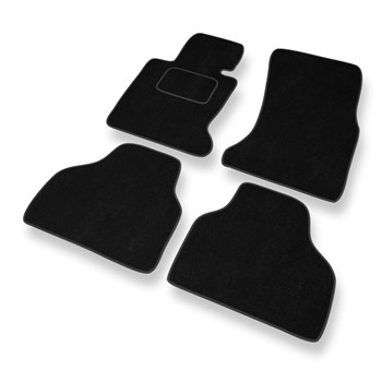 Tapis de Sol Velours adapté pour BMW 7 IV E65/E66 (2001-2008) - Premium tapis de voiture - noir