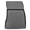 Kit tapis de coffre et tapis de voiture TPE PREMIUM pour: Mercedes-Benz Classe A W177 Hayon (05.2018-....) - cavités amovibles dans les modèles avec filets latéraux; non pour version hybride