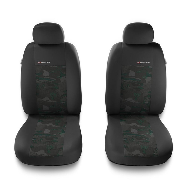 Housses de siège avant adaptées pour Mercedes-Benz Classe E W210, W211, W212, W213, W214 (1995-....) - housse siege voiture universelles - couverture siege conducteur - 2UNE-GR