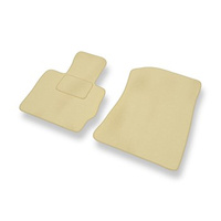 Tapis de Sol Velours adapté pour BMW X4 F26 (2013-2018) - Premium tapis de voiture - beige