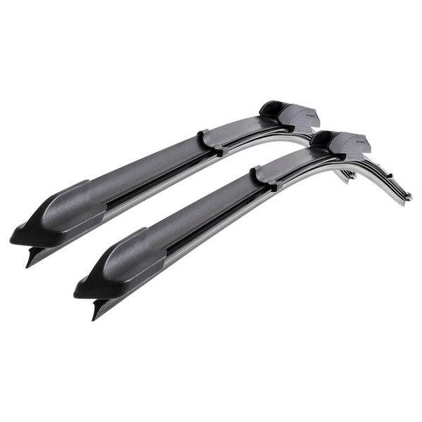 Balais d'essuie-glace de pare-brise adaptés pour Audi A4 B6 Avant, Cabriolet, Berline (10.2000-03.2001) - balais plat