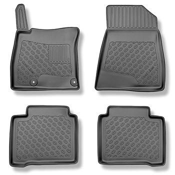 Tapis de sol en TPE adapté pour Kia Niro II (SG2) SUV (06.2022-....) - pour version HEV hybride - tapis de voiture - noir