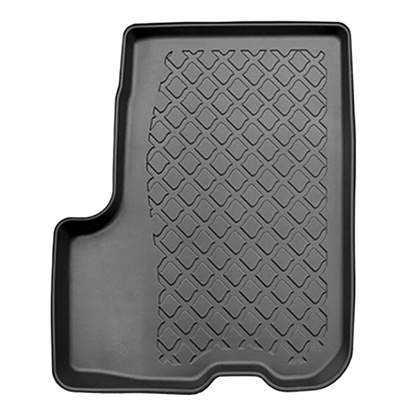 Tapis de sol en TPE adapté pour Dacia Logan II Berline (03.2013-....) - tapis de voiture - noir