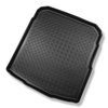 Tapis de coffre adapté pour Volkswagen Passat B8 Berline (12.2014-12.2021) - bac de coffre - protection de coffre voiture - coffre inférieur ; avec roue de secours à usage temporaire ou kit de réparation