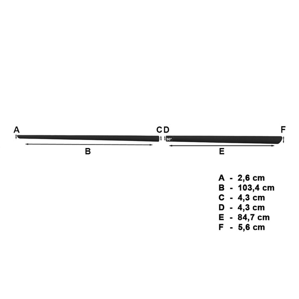 Plaques noires latérales de voiture Toyota Prius Liftback (2002-2009)