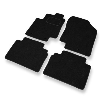 Tapis de Sol Feutres adapté pour Kia Rio III (2011-2016) - tapis de voiture - noir