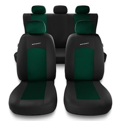 Housses de siège adaptées pour Alfa Romeo Giulia (2015-....) - housse siege voiture universelles - couverture siege - S-GR