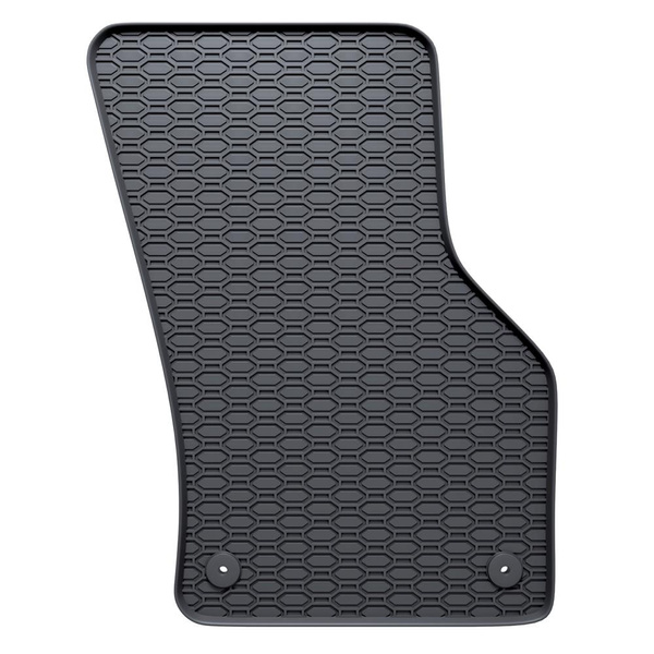 Tapis de sol en caoutchouc adapté pour Skoda Octavia IV Break, Liftback (2019-....) - tapis de voiture - noir - 2 pcs.