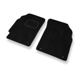 Tapis de Sol Velours adapté pour Chevrolet Spark II M300 Hayon (2010-2015) - Premium tapis de voiture - noir