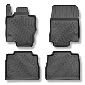 Tapis de sol en TPE adapté pour Mercedes-Benz GLE V167 SUV (11.2018-....) - aussi pour la version hybride - tapis de voiture - noir