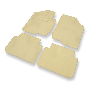 Tapis de Sol Velours adapté pour Kia Carens III Monospace (2006-2012) - Premium 