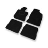 Tapis de Sol Velours adapté pour Chrysler PT Cruiser Manual (2000-2010) - Premium tapis de voiture - noir