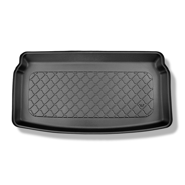 Tapis de coffre adapté pour Audi A1 GB Sportback (07.2018-....) - bac de coffre - protection de coffre voiture - coffre inférieur; plancher amovible en la position la plus basse