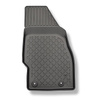 Tapis de sol en TPE adapté pour Opel Corsa D IV Hayon (2006-11.2014) - tapis de voiture - noir