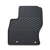 Tapis de sol en caoutchouc adapté pour Ford Focus II (2003-2011) - tapis de voiture - noir