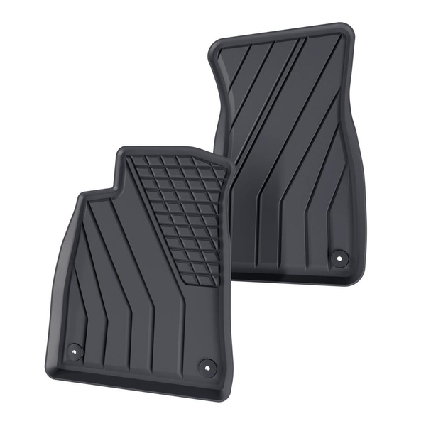 Tapis de sol en TPE adapté pour Audi A4 B9 Hayon, Break (2015-....) - tapis de voiture - noir