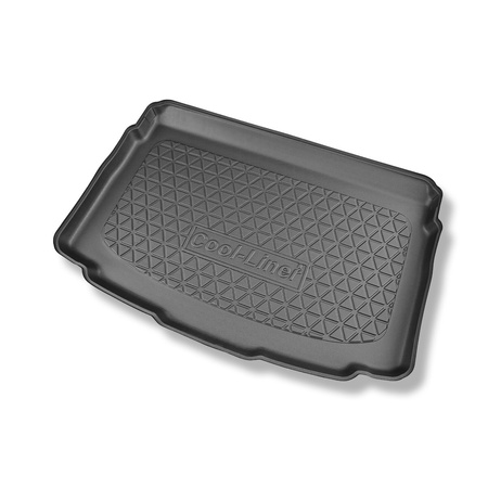 Tapis de coffre adapté pour Volkswagen T-Roc SUV (12.2017-....) - bac de coffre - protection de coffre voiture - coffre inférieur; plancher amovible en la position la plus basse