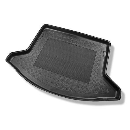 Tapis de coffre adapté pour Mazda CX-5 KF SUV (07.2017-....) - bac de coffre - protection de coffre voiture - coffre inférieur; plancher amovible en la position la plus basse ou sans plancher amovible du coffre