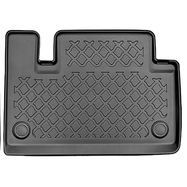 Tapis de sol en TPE adapté pour Tesla Model 3 Berline (07.2017-....) - tapis de voiture - noir