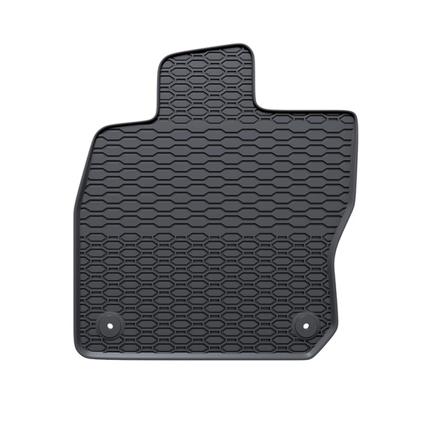 Tapis de sol en caoutchouc adapté pour Cupra Leon eTSI MHEV Sportstourer (2020-....) - tapis de voiture - noir - 4 pcs.