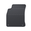 Tapis de sol en caoutchouc adapté pour Audi A4 B8 (2008-2015) - tapis de voiture - noir