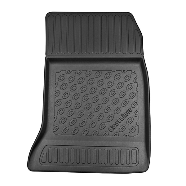 Tapis de sol en TPE adapté pour Mercedes-Benz Classe B W246 Sports Tourer (10.2011-12.2018) - tapis de voiture - noir