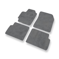 Tapis de Sol Velours adapté pour Mazda 323 VI (1998-2003) - Premium tapis de voiture - gris