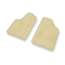 Tapis de Sol Velours adapté pour Citroen Berlingo I Van (1996-2007) - Premium tapis de voiture - beige