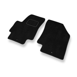 Tapis de Sol Velours adapté pour Hyundai Accent III Berline (2006-2011) - Premium tapis de voiture - noir