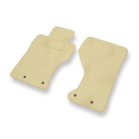 Tapis de Sol Velours adapté pour Mazda MX-5 IV (2014-....) - Premium tapis de voiture - beige