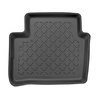 Tapis de sol en TPE adapté pour Nissan Qashqai III MHEV Mild Hybrid Crossover (06.2021-....) - tapis de voiture - noir