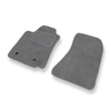 Tapis de Sol Velours adapté pour Alfa Romeo 159 I (2005-2011) - Premium tapis de voiture - gris