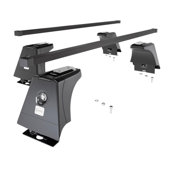 Barres de toit en acier adapté pour Citroen Jumper III Van (2014-....) - Porte-Bagages de Voiture noir - points de montage - (suivant le modèle de voiture ils peuvent se situer à différents endroits)