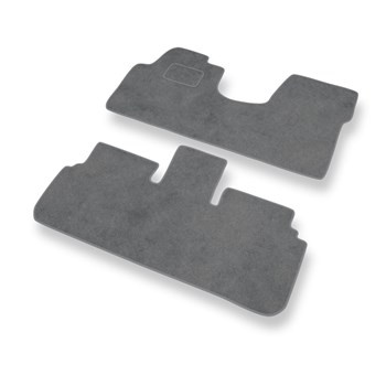 Tapis de Sol Velours adapté pour Fiat Ulysse I (1994-2002) - Premium tapis de voiture - gris