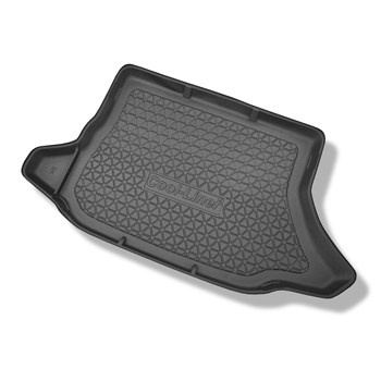 Tapis de coffre adapté pour Lexus CT 200H Hayon (2011-10.2022) - bac de coffre - protection de coffre voiture - avec cavité droite et gauche; possibilité de couper la cavité gauche