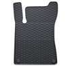Tapis de sol en caoutchouc adapté pour Mercedes-Benz GLA H247 Crossover (2019-....) - tapis de voiture - noir - 4 pcs.