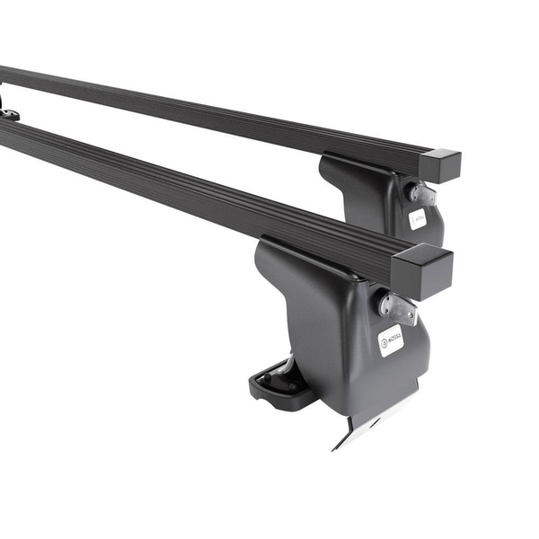 Barres de toit en acier adapté pour Citroen DS4 Crossback;Hayon (2016-2018) - Porte-Bagages de Voiture noir - toit normal