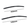 Balais d'essuie-glace de pare-brise adaptés pour Hyundai Coupe I, II Coupé (05.1996-08.2009) - balais plat