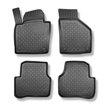 Tapis de sol en TPE adapté pour Volkswagen Passat B6, B7 SW (12.2015-10.2022) - tapis de voiture - noir