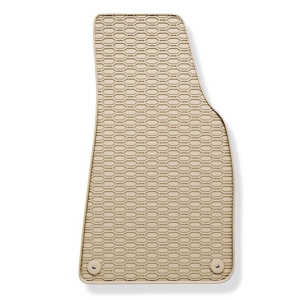 Tapis de sol en caoutchouc adapté pour Seat Exeo (2008-2013) - tapis de voiture - beige