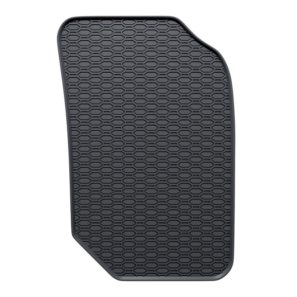 Tapis de sol en caoutchouc adapté pour Peugeot 208 II (2019-....) - tapis de voiture - noir
