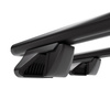 Barres de toit en aluminium adapté pour Citroen C4 Cactus Hayon (2014-2020) - Porte-Bagages de Voiture noir - rails