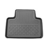 Kit tapis de coffre et tapis de voiture TPE pour: Volvo EX30 SUV (12.2023-....) - coffre supérieur;plancher amovible au plus haut niveau