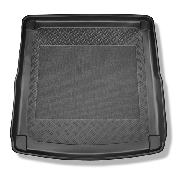 Tapis de coffre adapté pour Audi A4 B8 Allroad (04.2008-10.2015) - bac de coffre - protection de coffre voiture - aussi pour la version Quattro